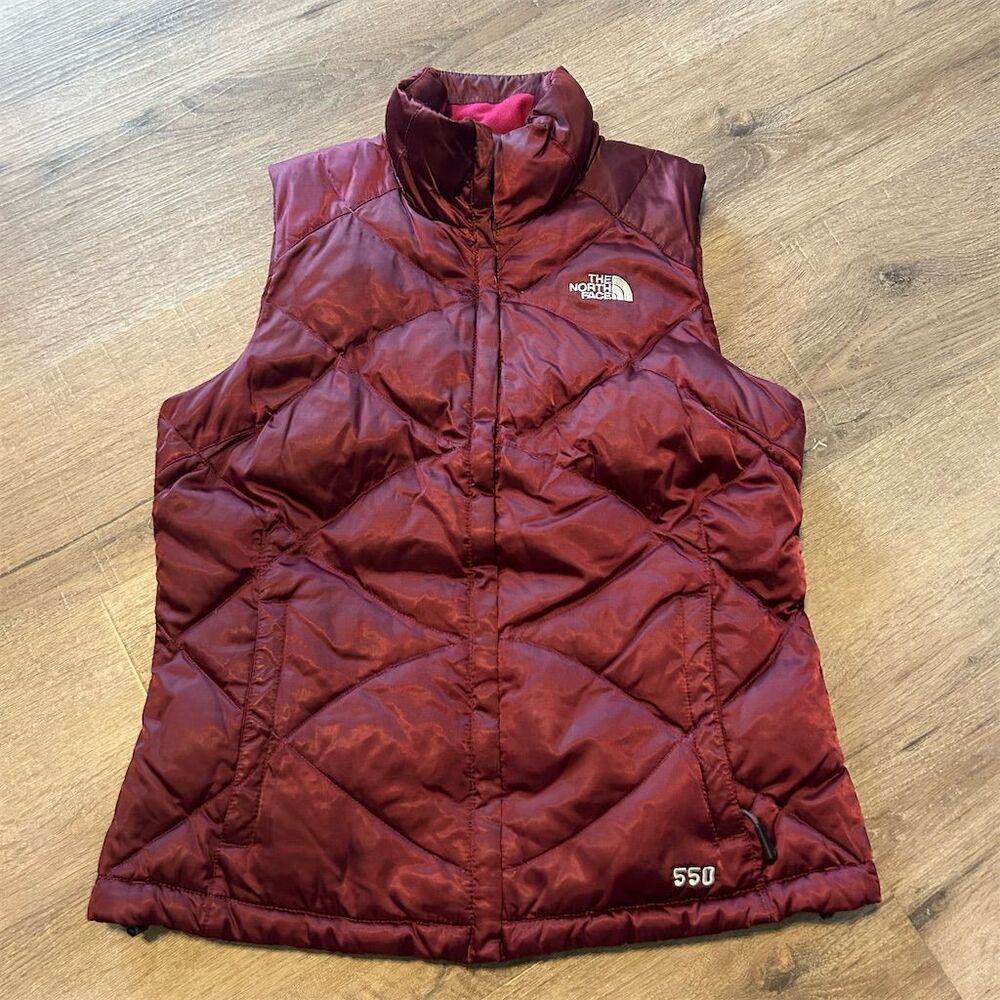 The North Face Women's Red Puffer Vest Size S Casual, Winter, Outdoor